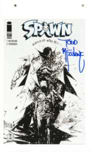 Todd McFarlane Spawn #271 Variant Cover - Signed and Sketch Original Art (Image, 2017). Condition: NM+. | Heritage