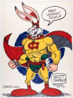 Scott Shaw! - Captain Carrot SDCC Illustration Original Art (1983). | Heritage