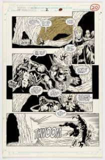Ron Lim and Al Milgrom Venom: Nights of Vengeance #2 Story Page 16 Original Art (Marvel, 1994). | Heritage