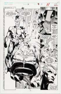 Larry Stroman and Al Milgrom X-Factor #71 Quicksilver and Lockjaw Story Page 9 Original Art (Marvel, 1991). | Heritage