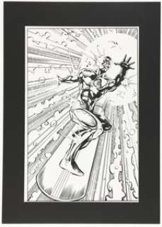 Bob Hall and Al Milgrom Silver Surfer #145 Splash Page 1 Original Art (Marvel, 1998). | Heritage