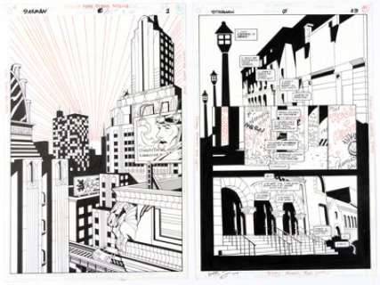 Tony Harris and Wade von Grawbadger Starman #0 Splash Page 1 and Story Page 23 Original Art (DC, 1994). (Total: 2 Original Art) | Heritage