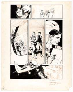 Howard Chaykin Marvel Preview #2 Dominic Fortune First Appearance Issue Story Page 3 Original Art (Marvel/Curtis, 1975). | Heritage