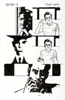 Tyler Boss The Department of Truth #7 Story Page 17 Original Art (Image, 2021).