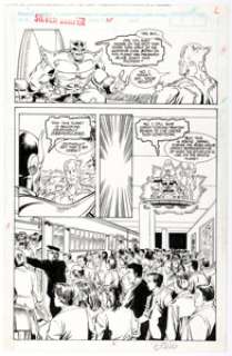 Ron Lim and Tom Christopher Silver Surfer #35 Story Page 5 Original Art (Marvel, 1990). | Heritage