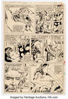 John Buscema and Tony DeZuñiga Thor Annual #8 Story Page 21 Original Art (Marvel, 1979). | Heritage