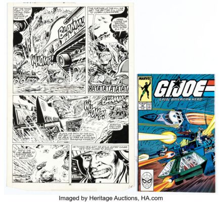 Ron Wagner and Tom Palmer G. I. Joe, A Real American Hero #80 Story Page 18 Original Art (Marvel, 1988). (Total: 2 Original Art) | Heritage