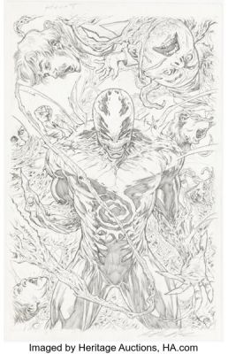 Ryan Ottley (attributed) Cover Original Art (Publisher, Date). | Heritage