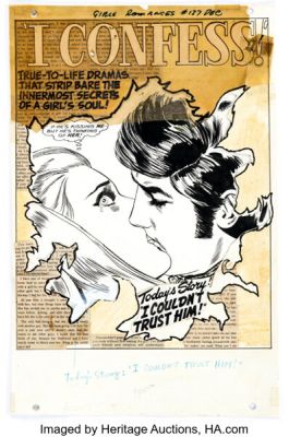 Tony Abruzzo Girls’ Romances #137 Complete 9-Page Story Original Art (DC, 1968). (Total: 9 Original Art) | Heritage