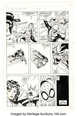 Rich Buckler and Mike Manley The Spectacular Spider-Man Annual #10 Story Page 13 Original Art (Marvel, 1990). | Heritage