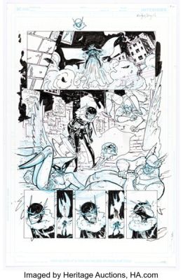 Riley Rossmo Dark Nights: Death Metal Robin King #1 Story Page 15 Original Art (DC, 2020).