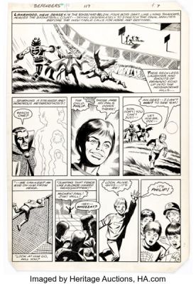 Don Perlin and Jack Abel The Defenders #117 Story Page 2 Original Art (Marvel, 1983). | Heritage