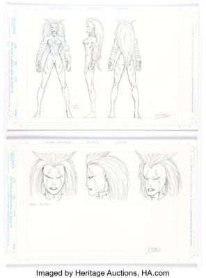 Ron Lim - Bliss Character Study Illustrations Original Art Group of 2 (unpublished). (Total: 2 Original Art) | Heritage