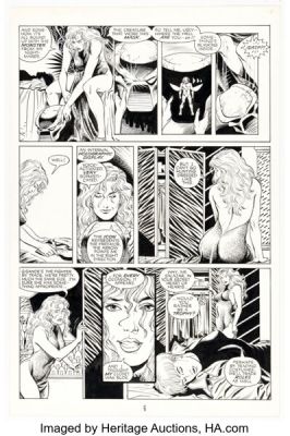 Eduardo Barreto Aliens/Predator: The Deadliest of the Species #4 Story Page 6 Original Art (Dark Horse, 1994). | Heritage