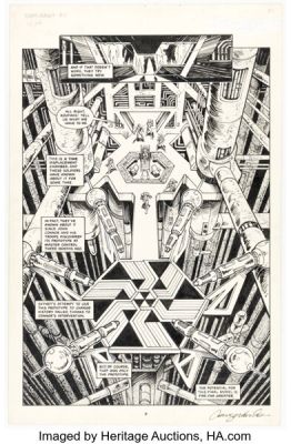 Chris Warner and Paul Guinan The Terminator #1 Splash Page 8 Original Art (Dark Horse, 1990). | Heritage