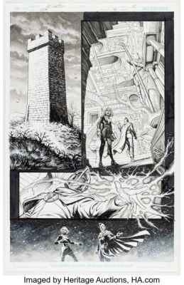 Marco Santucci Justice Society of America #7 Story Page 15 Original Art (DC, 2023).
