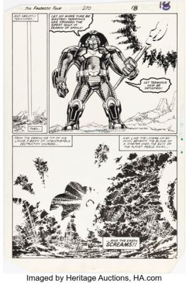 John Byrne Fantastic Four #270 Story Page 14 Original Art (Marvel, 1984). | Heritage