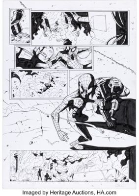Andie Tong and Kris Justice Spectacular Spider-Man Adventures #202 Story Page 11 Original Art (Marvel/Panini UK, 2010).