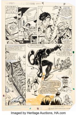 Kerry Gammill and Carlos Garzón The Spectacular Spider-Man Annual #4 Story Page 8 Original Art (Marvel, 1984). | Heritage