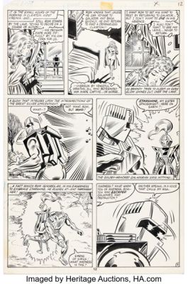 Sal Buscema and Joe Sinnott Rom #20 Story Page 9 Original Art (Marvel, 1981). | Heritage