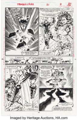 Ron Frenz and Al Milgrom Thunderstrike #21 Story Page 7 Original Art (Marvel, 1995). | Heritage