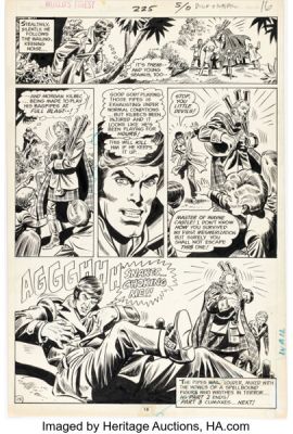 Dick Dillin and Tex Blaisdell World’s Finest Comics #225 Story Page 13 Original Art (DC, 1973). | Heritage