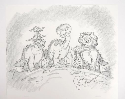 Animation Pomeroy... | Lot 186 - ANIMATION POMEROY John Le petit dinosaure et la vallée... | Vermot et Associés