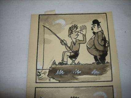 Pollopof -  Originele strook - De visser - (1948) | Catawiki