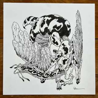 David Petersen | Elegant Coral Wasp Dragon | David Petersen