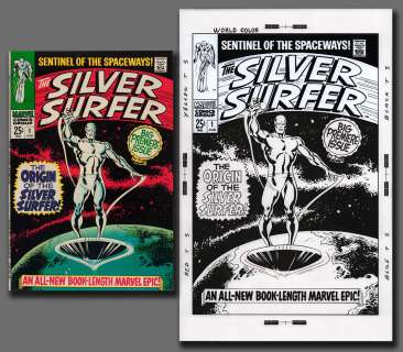 Silver Surfer # 1 (2011) Cover Recreation by Bruce McCorkindale
