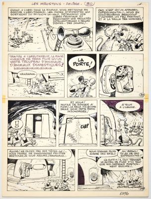 * Deliège - Les... | Lot 98 - * DELIÈGE - Les Krostons, planche n°30 à l’encre de... | Tessier Sarrou