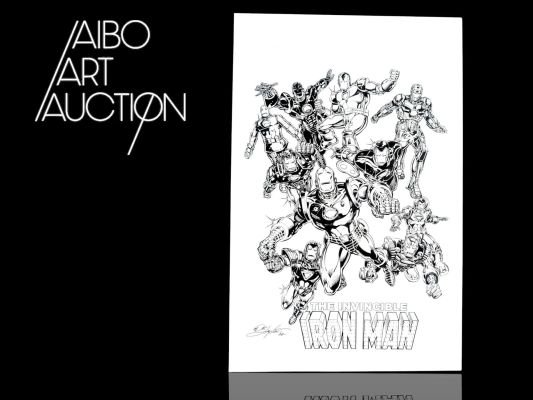 Bob Layton Iron... | Lot 54 - Bob Layton Iron man Illustration à l’encre de chine,... | Aibo Art Auction