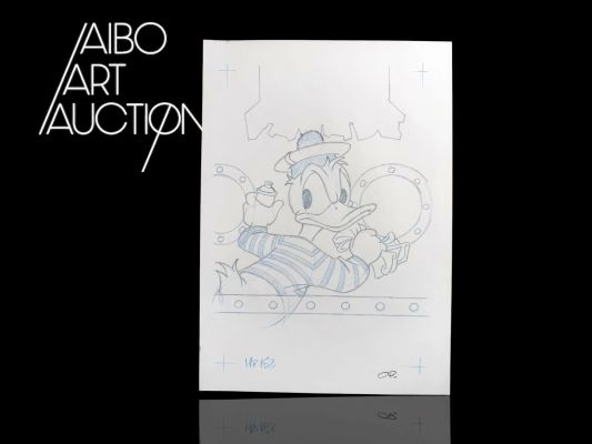 Walt Disney Productions... | Walt Disney Productions - Olivier Fiquet Mickey Parade Donald Illustration... | Aibo Art Auction