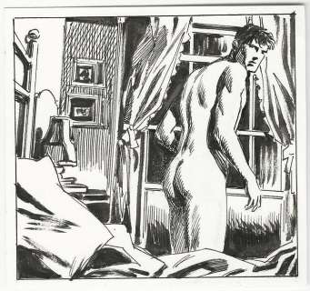 Dylan Dog - Giovanni Freghieri - illustrazione originale "L’Indagatore in IntimitÃ " - EO | Catawiki