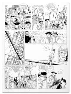 Pellerin Patrice | L’EPERVIER. CORSAIRE DU ROY Encre de chine pour la planche | Coutau Bégarie