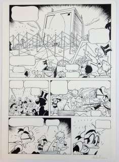 Paperinik - Andrea Ferraris - Tav. Origin. n. 3 "Paperinik: Katastrofo Parte I" - Loose page | Catawiki