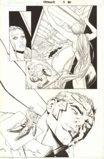 Jason Gorder, Koi Turnbull - Michael Turner‘s Fathom #3 P.20 - 2005 Signed