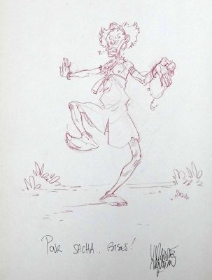 Augustin Virginie Alim... | Lot 24 - AUGUSTIN Virginie Alim le Tanneur Très fine dédicace... | Vermot et Associés