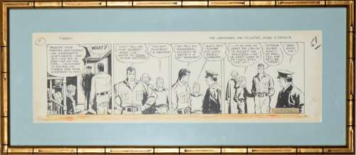 Original drawing for Terry and the Pirates | misc / divers