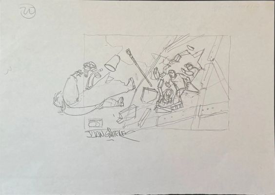 Giménez Juan, La... | Lot 35 - Giménez Juan, La Caste des Méta-Barons, illustration... | Tessier Sarrou