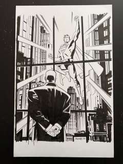 Chris Samnee - Superman: The Last Days of Lex Luthor #2 Cover Original Art