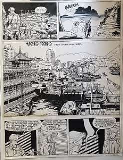 Maltaite, Eric - Planche originale - 421 T4 - Dans l’Empire du Milieu - (1987) | Catawiki