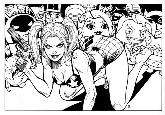 Avery Butterworth | Harley Quinn Illustration | Raremarq (Buy It Now)