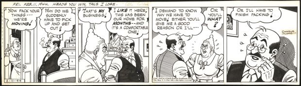Charlie Plumb | Ella Cinders daily strip | Galerie Laqua