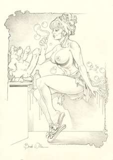 Pin Up - original artwork "OPP (Orsetti Pericolosi di Peluches)" - Loose page | Catawiki