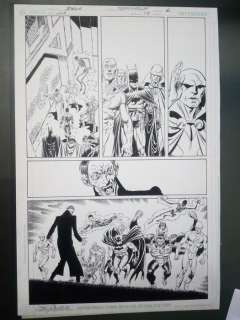JLA #99 - Page 7 - Original page by John Byrne - half splash full team - . - (1997) | Catawiki