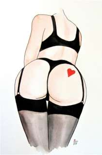 Pin Up - Unique "Queen of Hearts" - Loose page (2020) | Catawiki