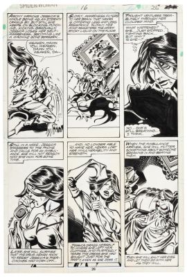 Lot 450 - Original Art * CARMINE INFANTINO * SPIDER-WOMAN No. 16, Page 26 | PBA Galleries