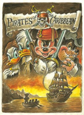 Pirates of the Caribbean – Disney Tribute | Corner4art
