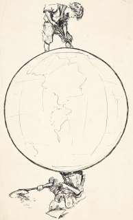 REGINALD BIRCH (1856-1943) "Joggerfy"-Digging to China.